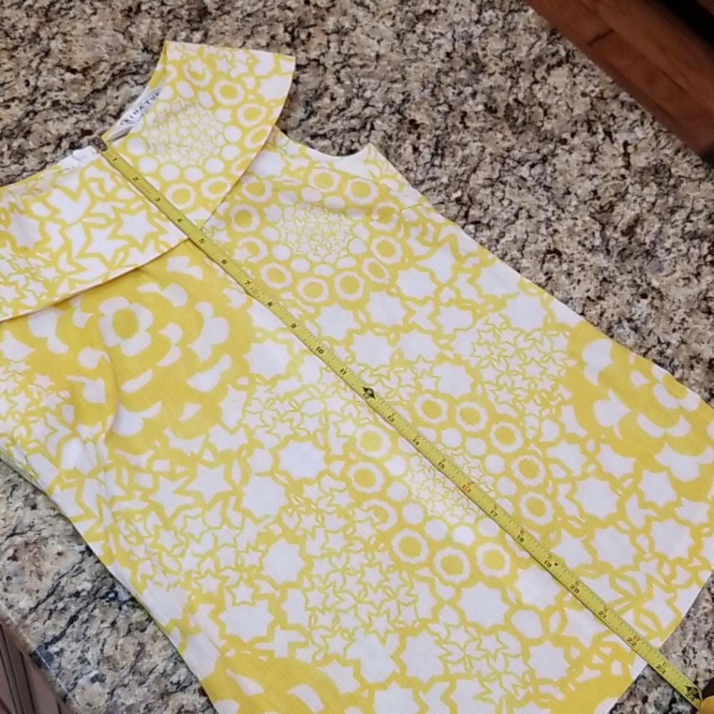 Trina Turk Los Angeles Sleeveless Metallic/Yellow - Picture 10 of 15